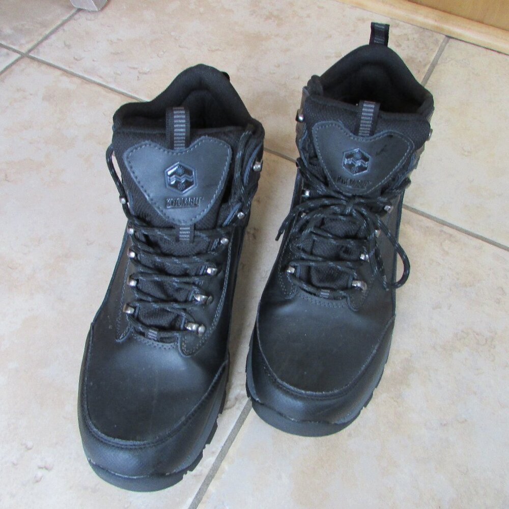 Men's Khombu K-Guard Hiking Boots Shoes Black Size 13M
